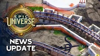 Universal Epic Universe News Mega Update — DONKEY KONG MINE CART PLANKS, DRAGON BOATS & CONSTRUCTION