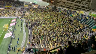 hymne Nantes contre Nice à la beaujoire 👍