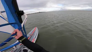 Windsurfing Uk, Southend on Sea. Big kit day. JP Super Sport 118 L, Neilpryde 7.2.