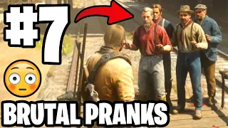 Brutal Pranks on NPCs #7 | Red Dead Redemption 2