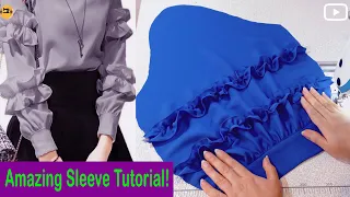 ✅With these techniques, you will find sewing sleeve easier than you think🔥 How to Craft the Sleeve