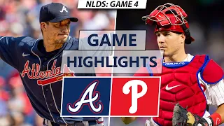 Atlanta Braves vs. Philadelphia Phillies Highlights | NLDS Game 4