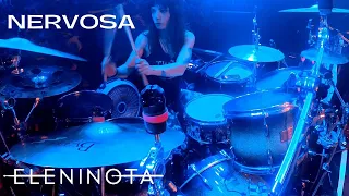Drum Cam: Guided By Evil - Nervosa by Eleni Nota | Live at Hawthorne Theatre (Portland, Oregon)