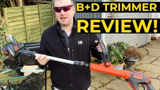 BLACK and DECKER MAX String Trimmer Review!