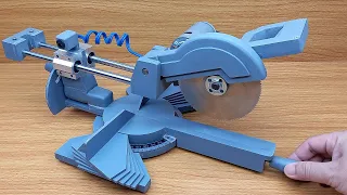 Homemade multi-angle cutting machine from PVC plastic