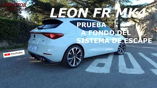 seat leon fr 2023 ( prueba a fondo del sistema de escape)