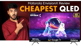 MOTOROLA EnvisionX QLED 4K Smart TV Review in Telugu