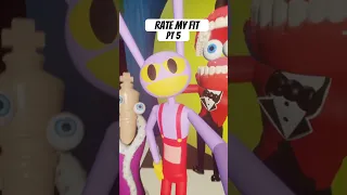 Rate my fit pt5 (animation meme) #pomni #theamazingdigitalcircus #shorts