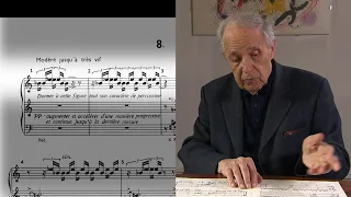 Boulez: Notation 8| Boulez on the direction "Donner à cette figure tout son caractère de percussion"