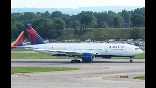 Delta 777-200ER take off, MSP