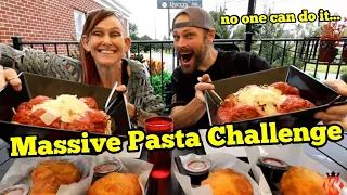 Monster Pasta Challenge | ManvFood | Molly Schuyler | Ruccis