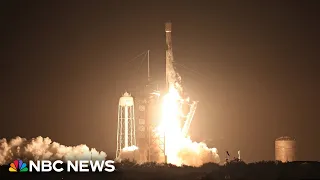 'Odysseus' successfully launches atop a SpaceX Falcon 9 rocket from Cape Canaveral