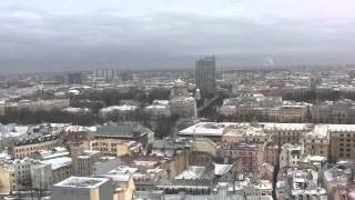 St Peter's Church, and Views from the Church Tower Over Riga, Latvia - 14th January, 2014