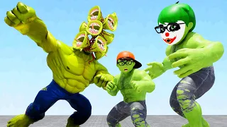 Nick Troll NickJoker-HulkJoker Defending NickHulk vs Tani From Giant Siren Head Evil Thief Vs Zombie