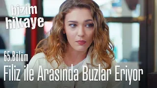 Deniz ile Filiz arasındaki buzlar eriyor gibi - Bizim Hikaye 65. Bölüm