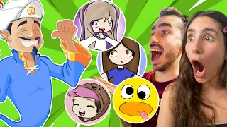 ¿Podrá Akinator Adivinar al Team Anormal? 😂 Melina y Pato Loco