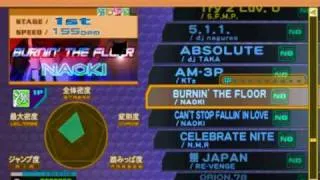 DDR Party Collection PS2 (JP) - FULL Song list Line Record