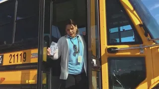 School bus driver saves boy from choking