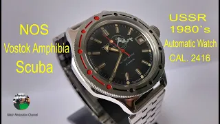 Vostok Amphibia Automatic Watch Service