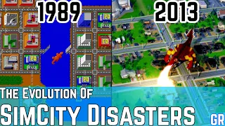 The Evolution of All SimCity Disasters 1989 - 2013
