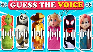 Guess Character By Their Voice?| Super Mario Bros quiz Netflix Puss In Boots Quiz,  l Easy Quiz l