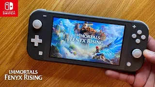 Immortals Fenyx Rising Nintendo Switch Lite Gameplay