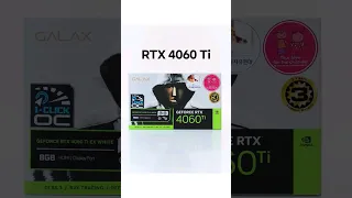 갤럭시 GALAX 지포스 RTX 4060 Ti EX WHITE Unboxing 🤍 #rtx4060ti #rtx4070