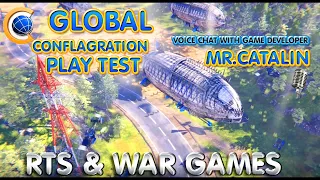 Global Conflagration| New Official play test | NEW RTS &WAR GAME| Voice chat with the Game Developer