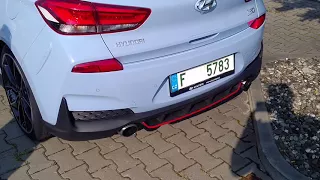 Hyundai i30N First time on street ! exhaust sound in N mode