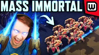 BRUTE FORCE Protoss strategy! StarCraft 2 (herO vs Serral)