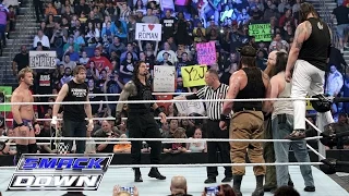 Roman Reigns, Dean Ambrose & Chris Jericho vs. Wyatt, Harper & Rowan: SmackDown, 28. Januar 2016