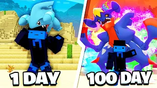 I SPENT 100 DAYS in DRAGON TYPE ONLY PIXELMON (Minecraft Pokémon)