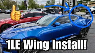1LE Wing Install