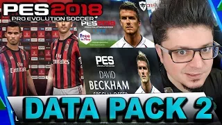 PES 2018 DATA PACK 2, myClub D. BECKHAM, PESLeague, Gameplay Review & more.