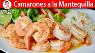 CAMARONES A LA MANTEQUILLA | Vicky Receta Facil