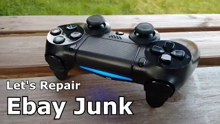 Let's Repair - Ebay Junk - Sony PS4 Controller - Hidden Hairs