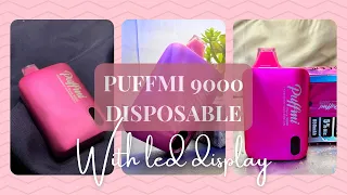 Puffmi 9000 Disposable || LED Display || Value for money Dispo?? || Mr. Zindani | Review ||