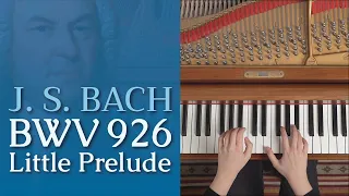 Bach - BWV 926, Little Prelude D minor | Ezgi Tanriverdi 🎹