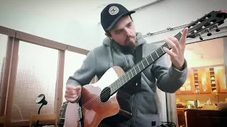 Open D tuning on a classical guitar surprisingly good