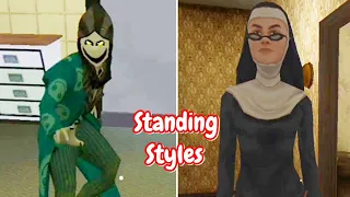 Standing Styles | Hunter In Smiling X Corp 2 Vs Evil Nun In Evil Nun 2