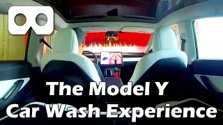 VR180 Tesla: The Model Y Car Wash Experience In Virtual Reality