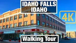 4K City Walks: Idaho Falls, Idaho Town Tour - Virtual Walk Walking Treadmill Video