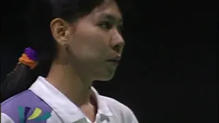 FINAL SUDIRMAN CUP 1991 WS Bang Soo Hyun KOR vs Susi Susanti INA MUSUH BEBUYUTAN