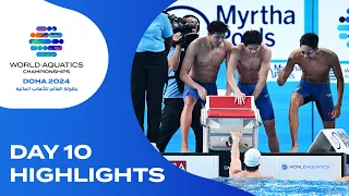 Day 10 | Highlights | World Aquatics Championships - Doha 2024