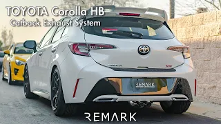 REMARK Toyota Corolla Hatchback Center-Exit Catback Exhaust System