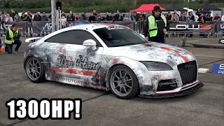 1300HP+ Audi TT RS R30 TURBO by Don Octane 0-310 KM/H ACCELERATIONS!