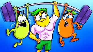 World's Strongest Veggie || vegetables in fitness || cringe story by Pear Couple