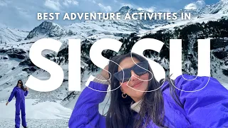 Snow in Sissu ☃️ || Manali to Sissu by Thar 🏔️ || Sissu Himachal Pradesh😍