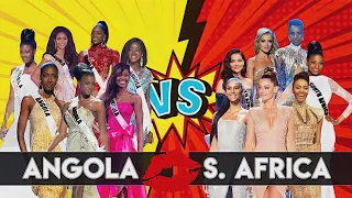 ANGOLA v/s. SOUTH AFRICA | MISS UNIVERSE (2000 - 2021)