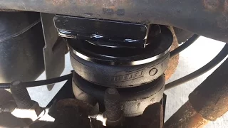 How to install the Air Lift Load Lifter 5000 on a Ford F250